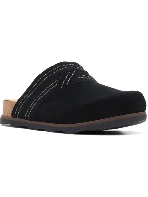 Brynn Glide Womens Suede Cork Mule Sandals