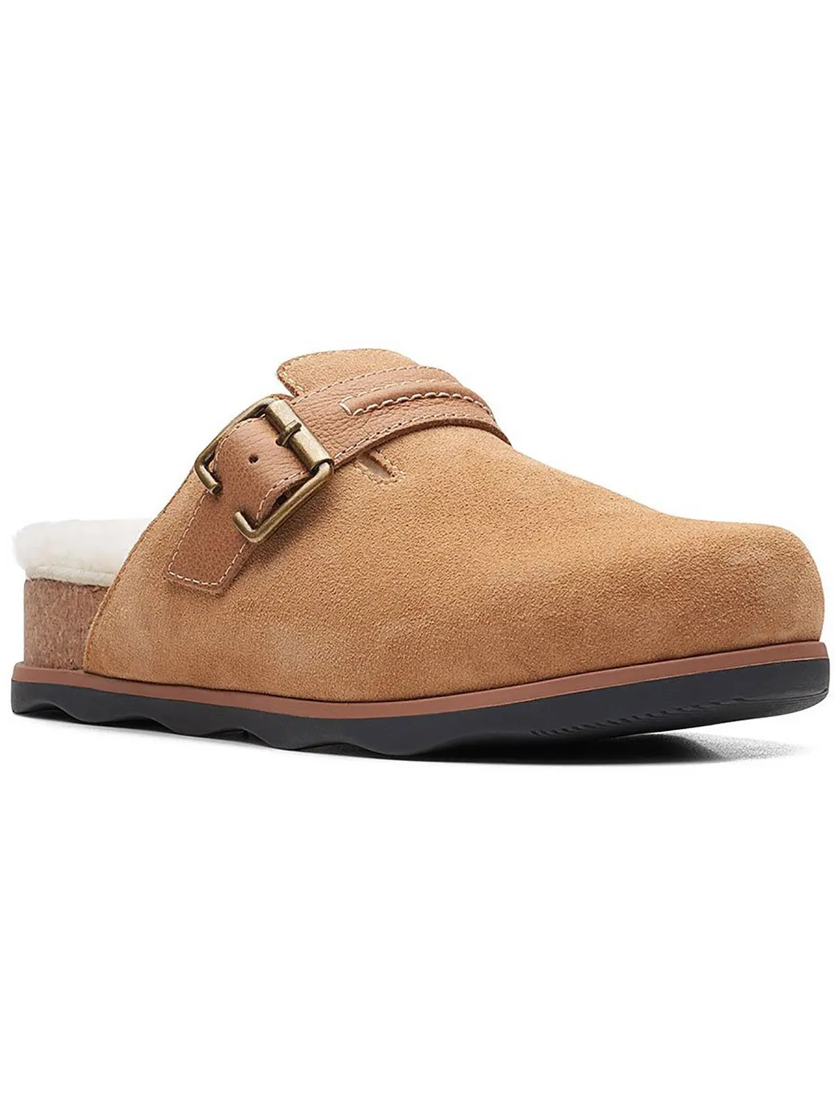 Brynn  Womens Faux Faux Fur Mules