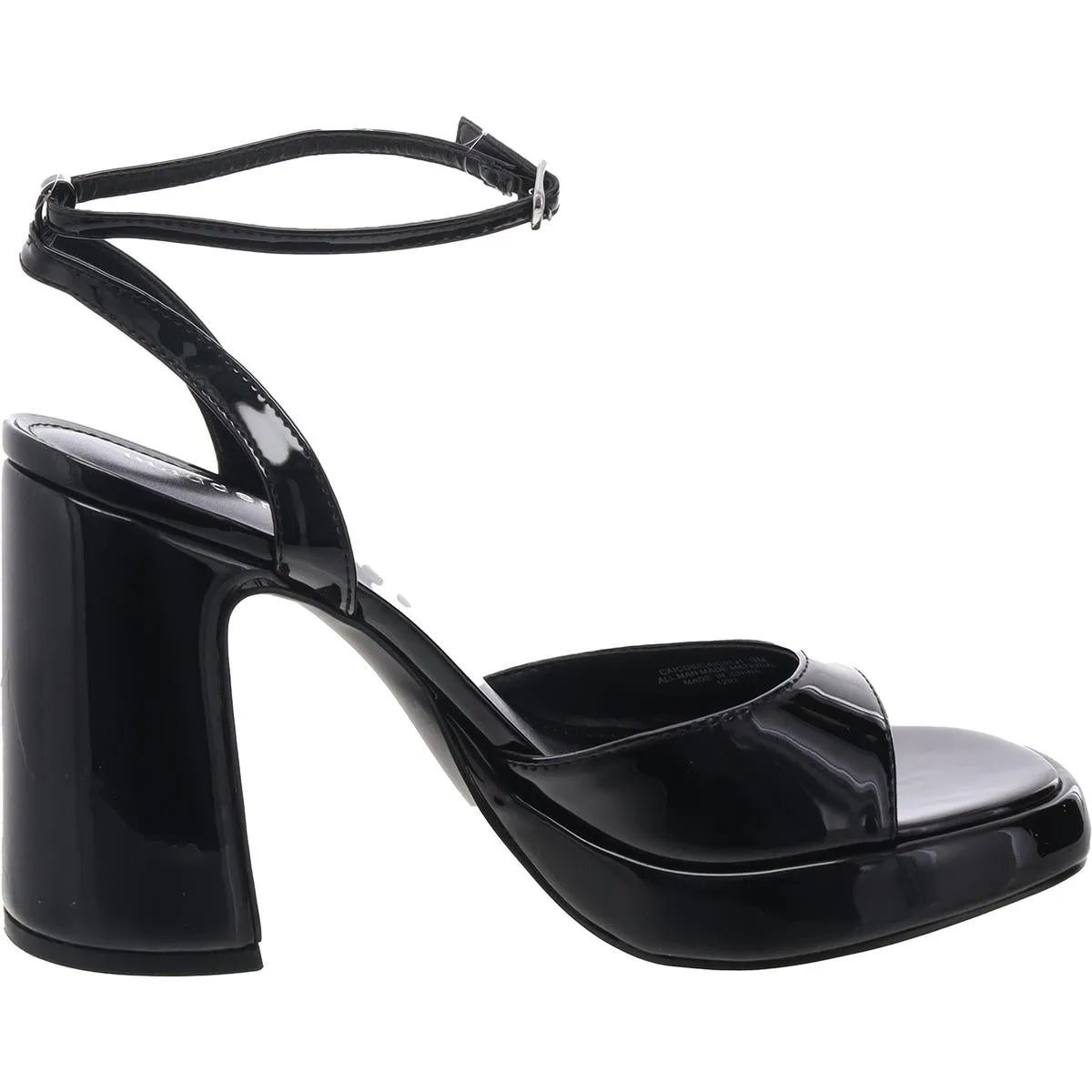 Caicos Womens Woven Platform Ankle Strap