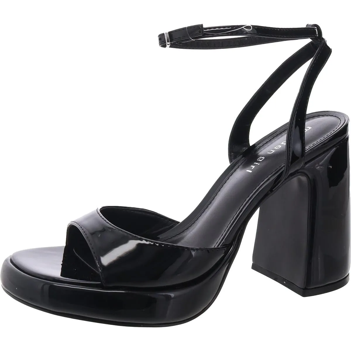 Caicos Womens Woven Platform Ankle Strap