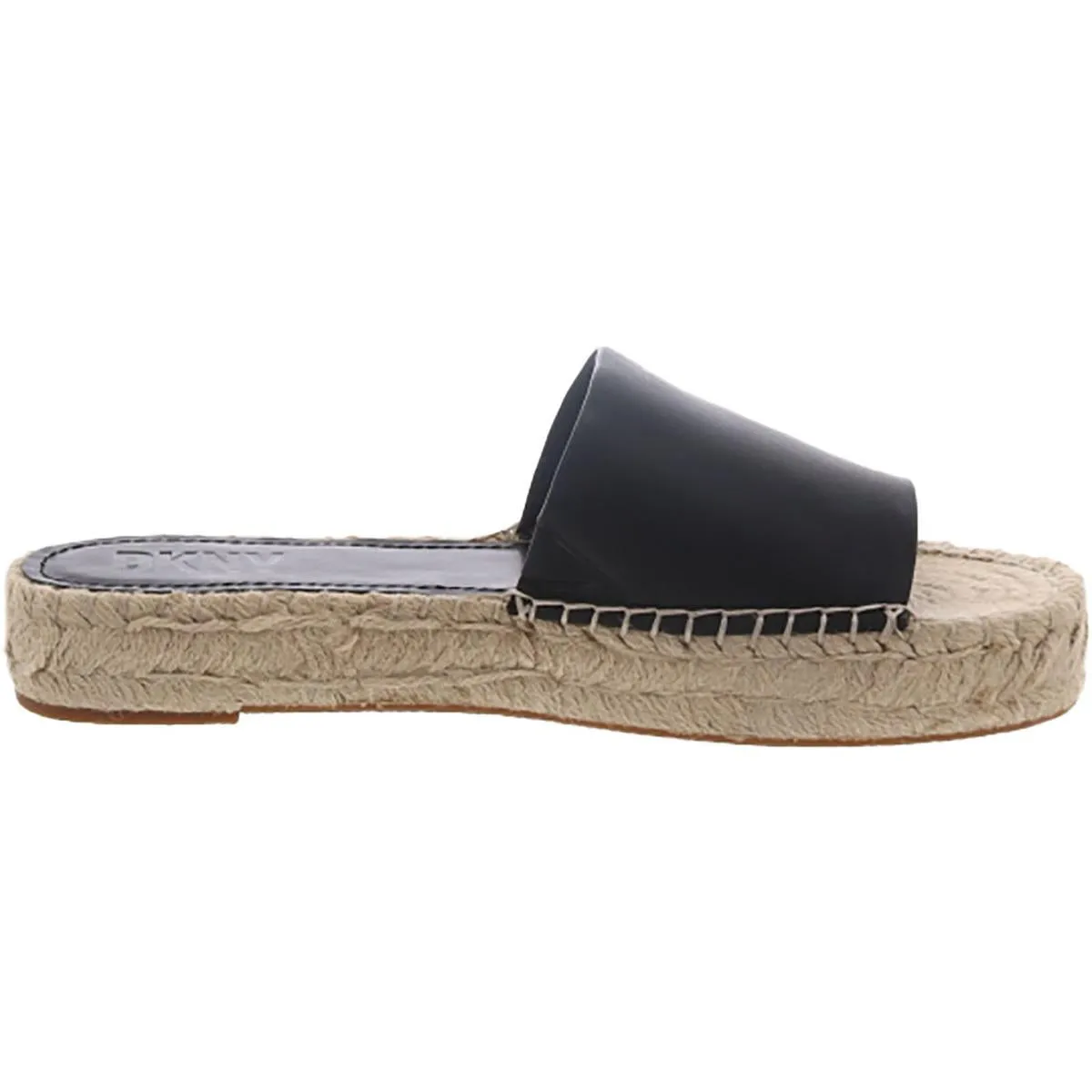 Camilla Womens Leather Slip On Flatform Sandals