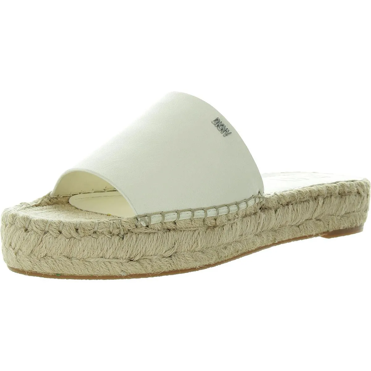 Camilla Womens Leather Slip On Flatform Sandals