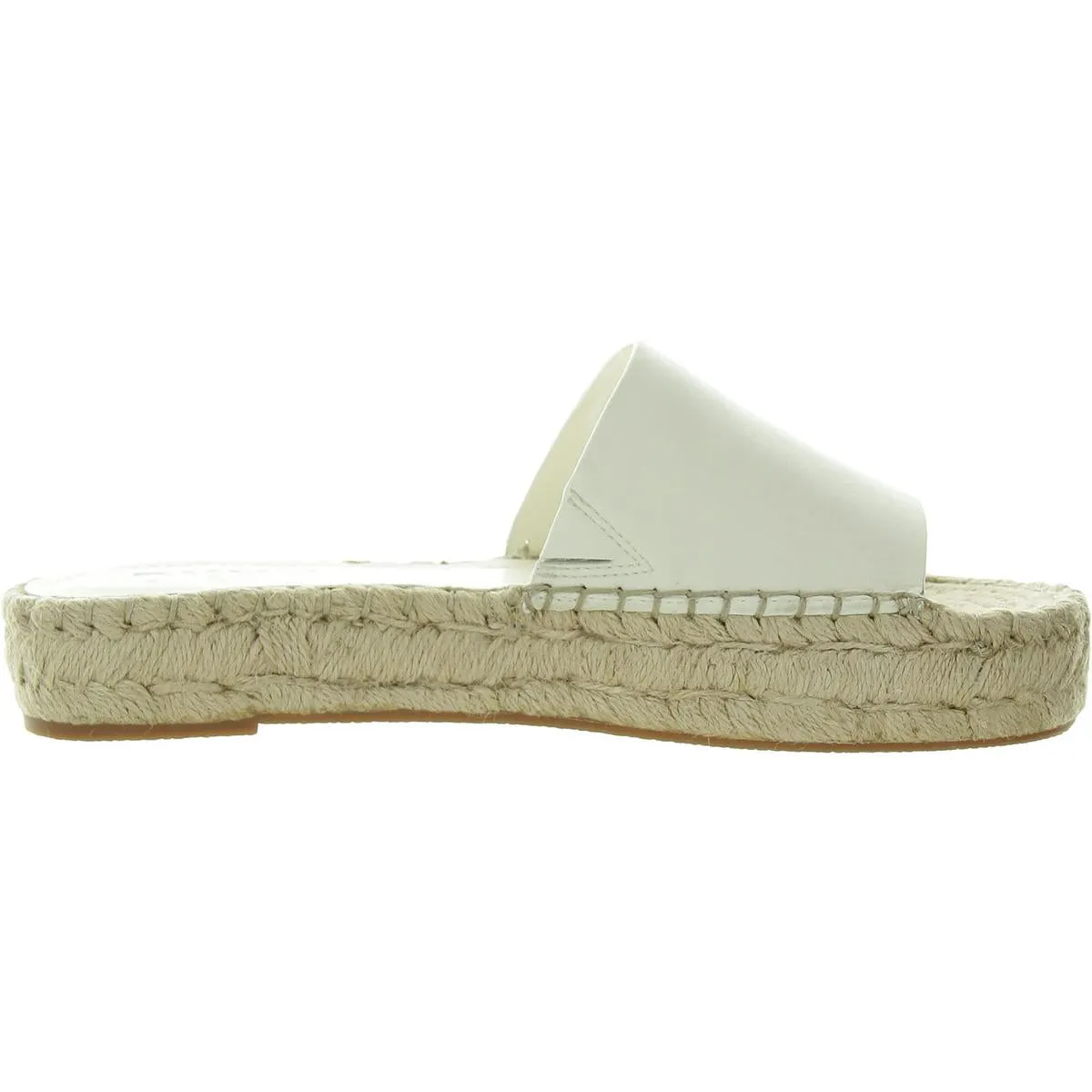 Camilla Womens Leather Slip On Flatform Sandals