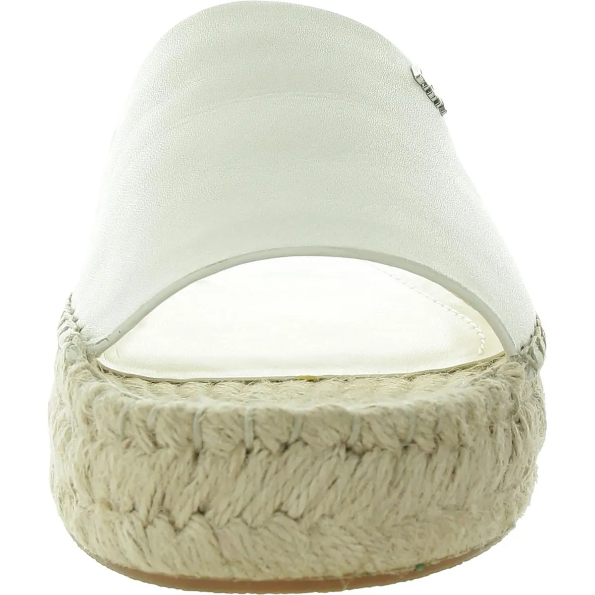 Camilla Womens Leather Slip On Flatform Sandals