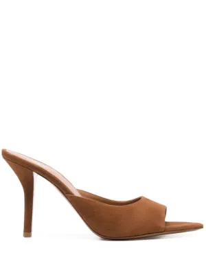 Caramel Suede Perni Sandals