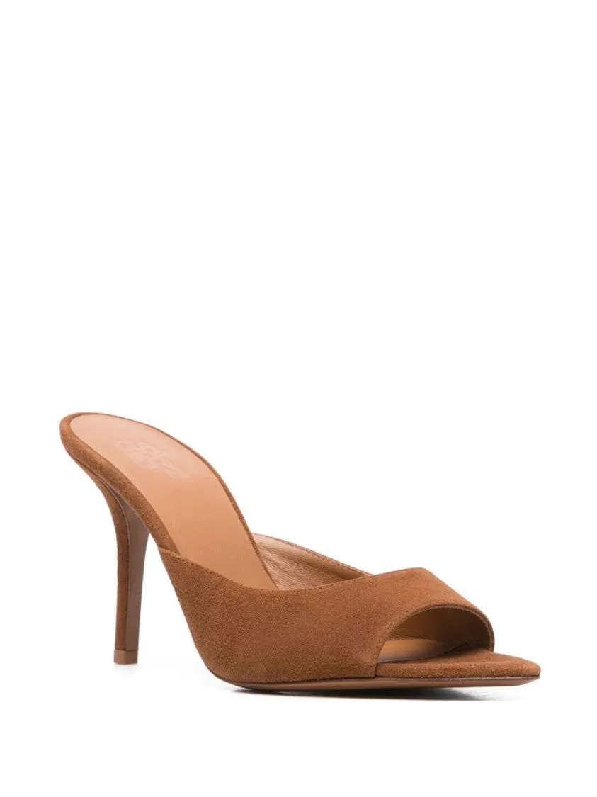 Caramel Suede Perni Sandals