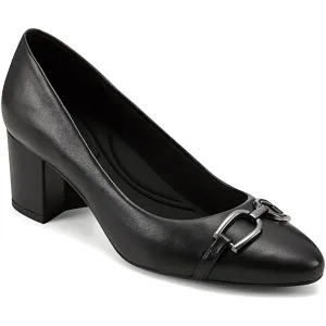 Carlla Womens Leather Slip On Pumps