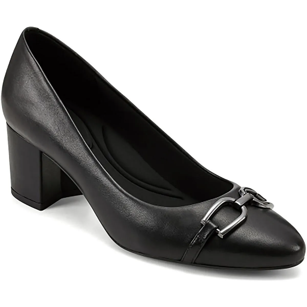 Carlla Womens Leather Slip On Pumps