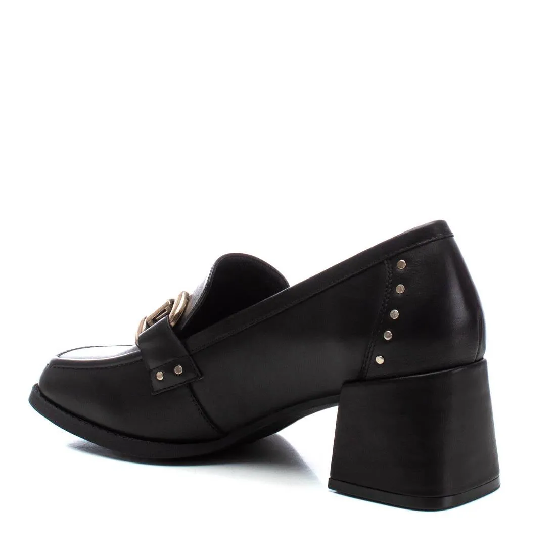 Carmela Leather Collection Women's Heeled Loafers by Xti