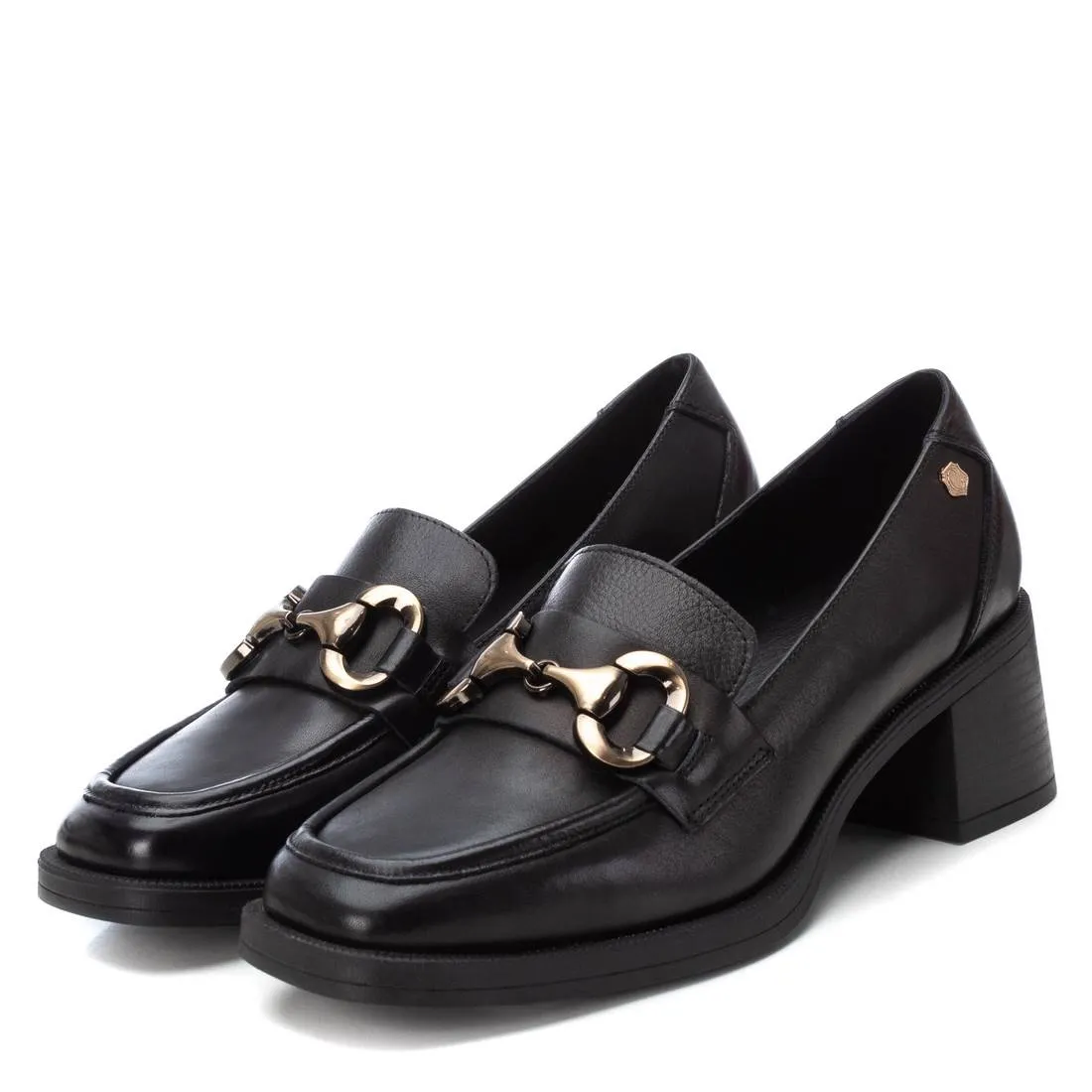 Carmela Leather Collection Women's Heeled Moccasins by Xti