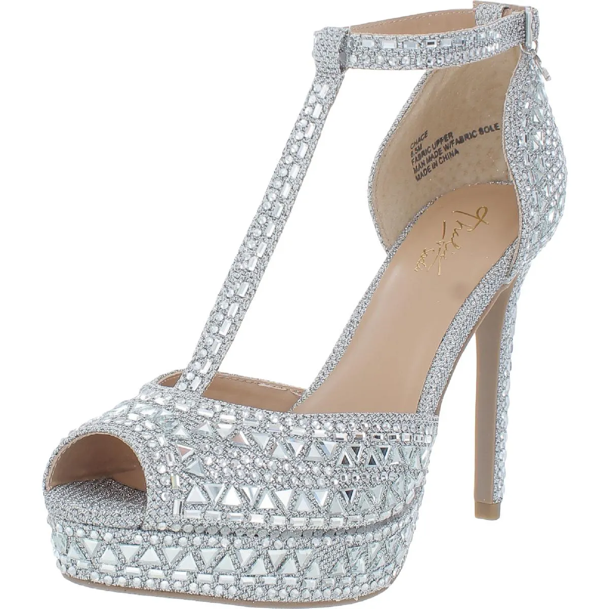 Chace Womens Platform Peep Toe Pumps
