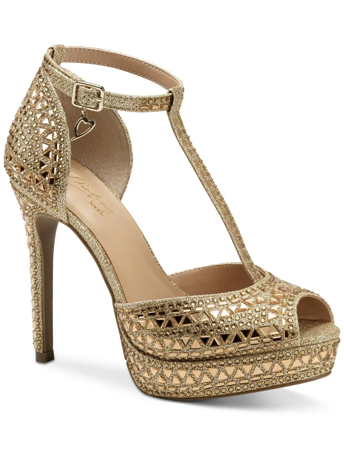 Chace Womens Platform Peep Toe Pumps