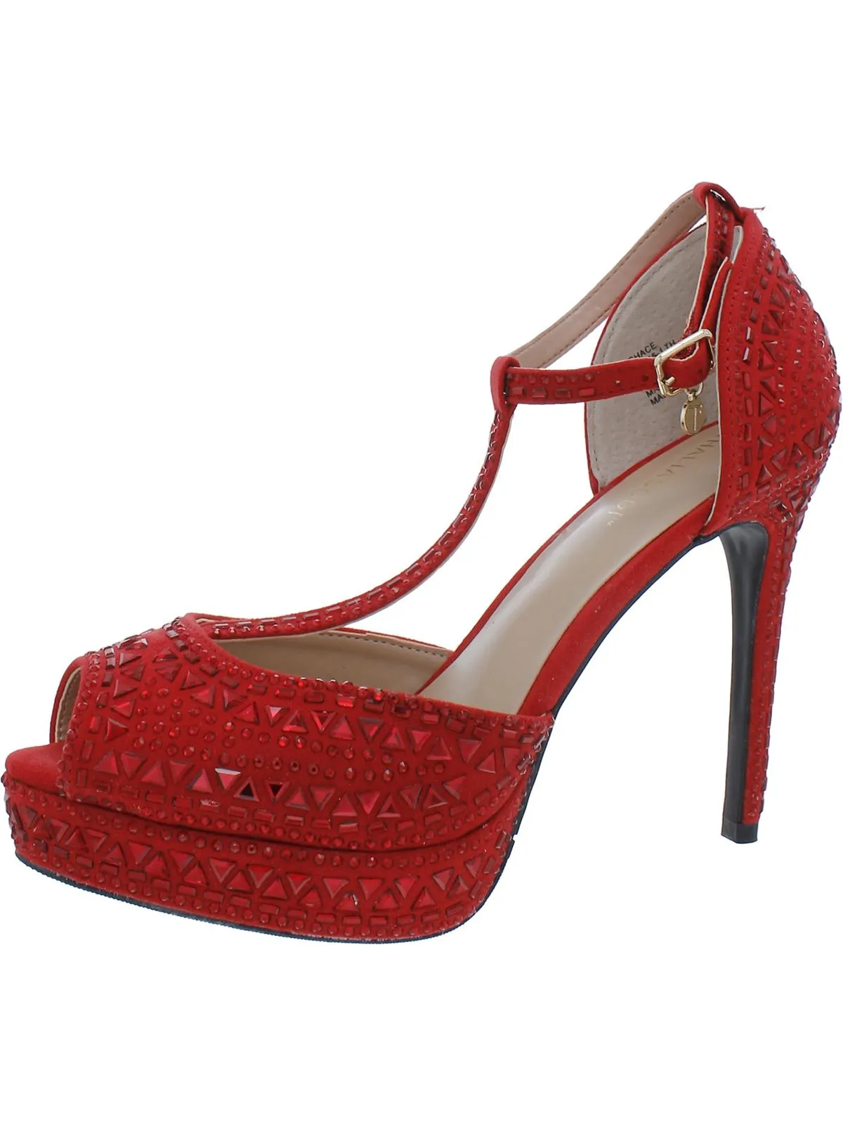Chace Womens Platform Peep Toe Pumps