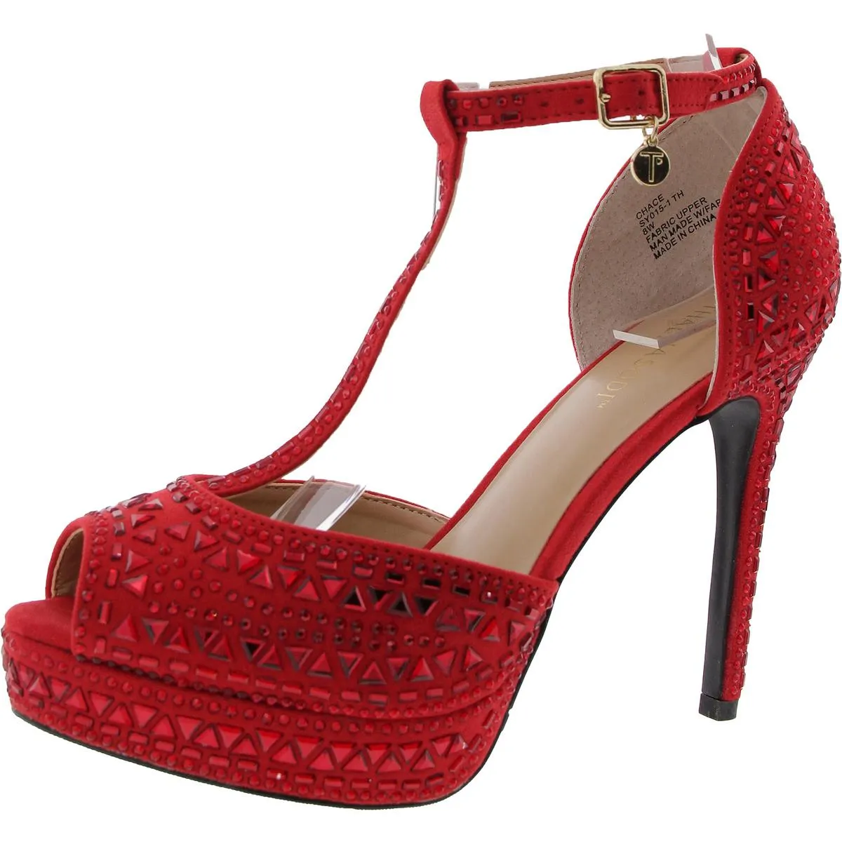 Chace Womens Platform Peep Toe Pumps