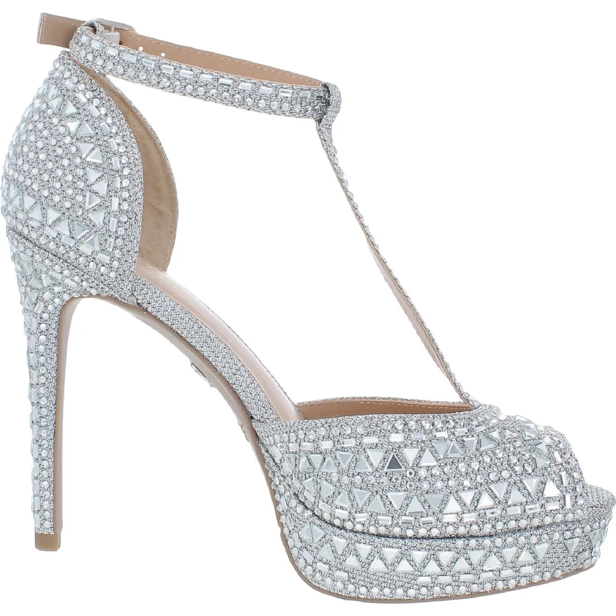 Chace Womens Platform Peep Toe Pumps