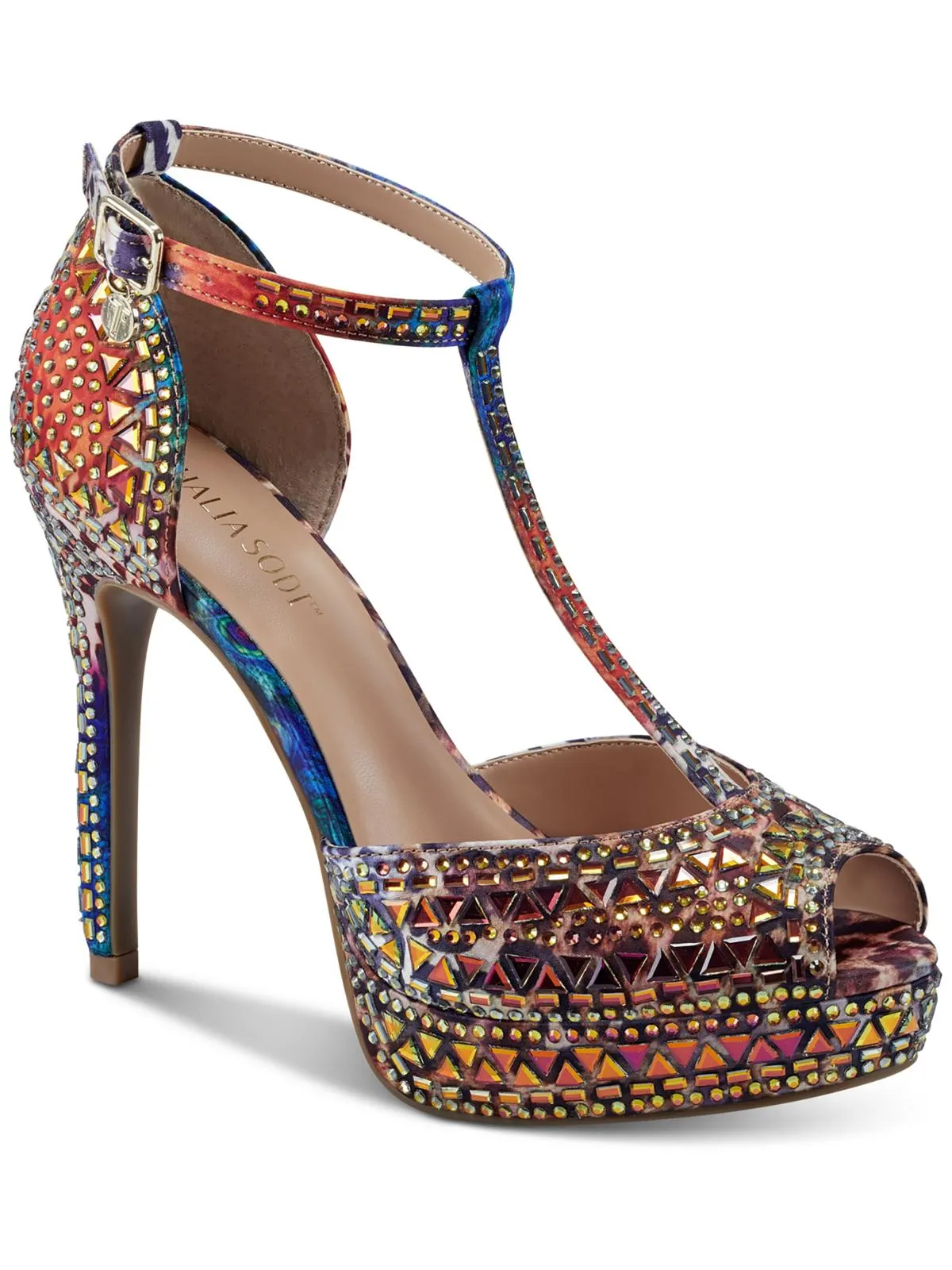 Chace Womens Platform Peep Toe Pumps