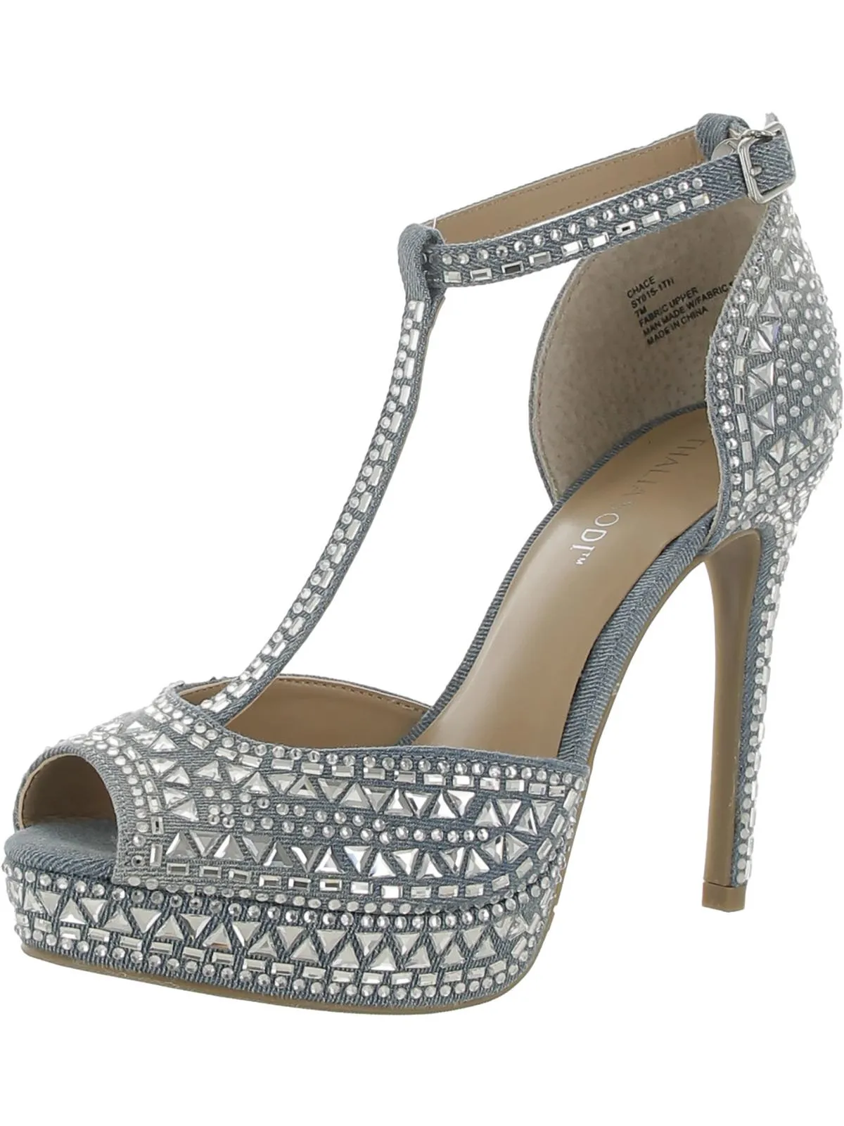 Chace Womens Platform Peep Toe Pumps