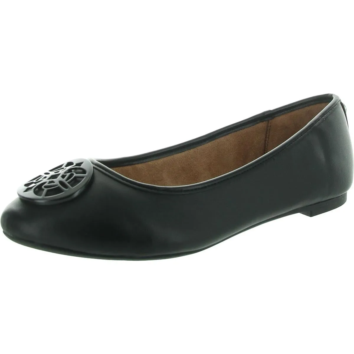 Charlotte Womens Leather Wonderlast Ballet Flats