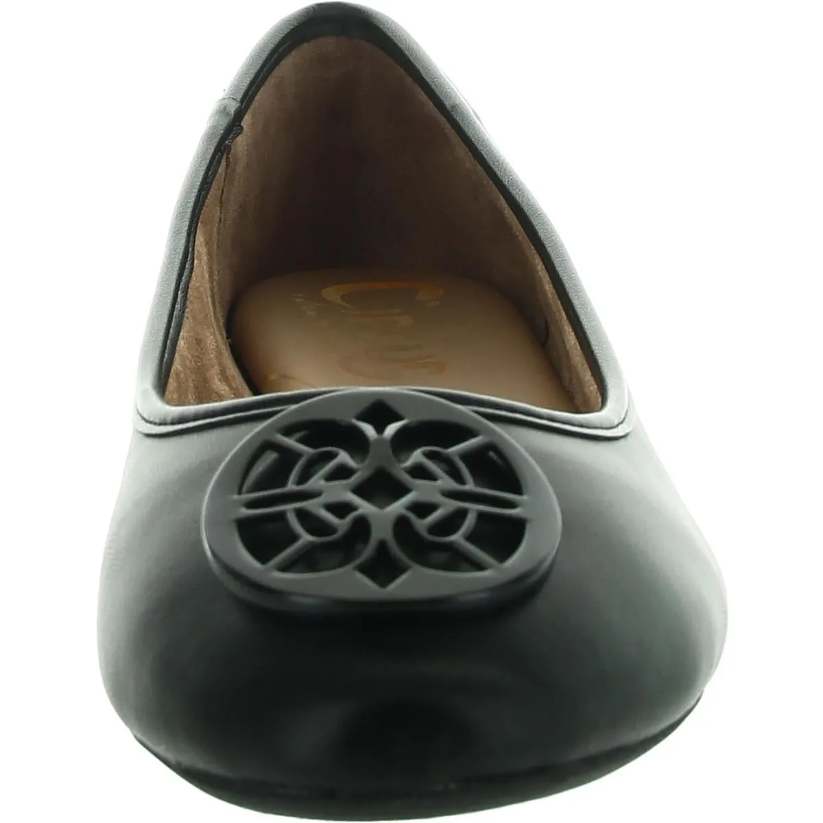 Charlotte Womens Leather Wonderlast Ballet Flats