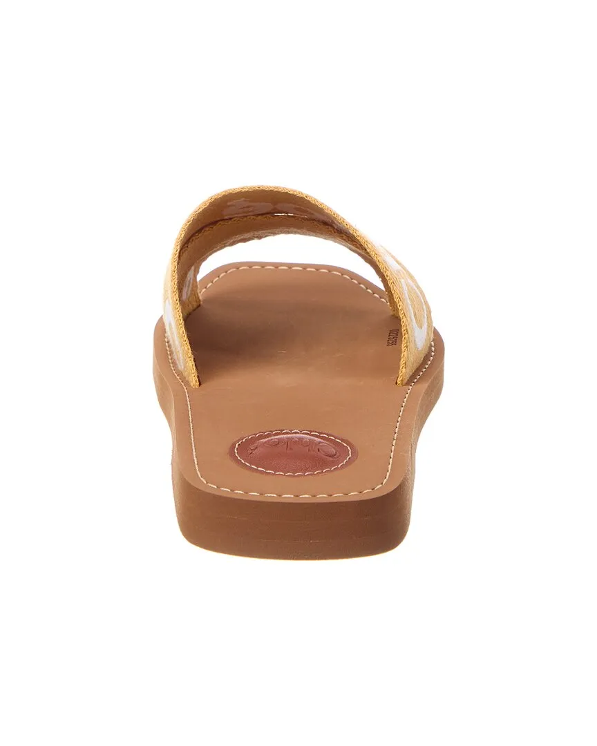 Chlo Woody Logo Canvas Slide