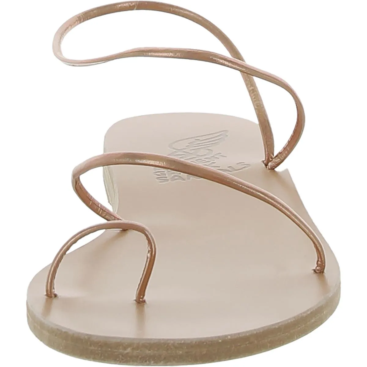 Chora Womens Leather Slip-On Strappy Sandals