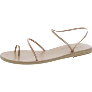 Chora Womens Leather Slip-On Strappy Sandals