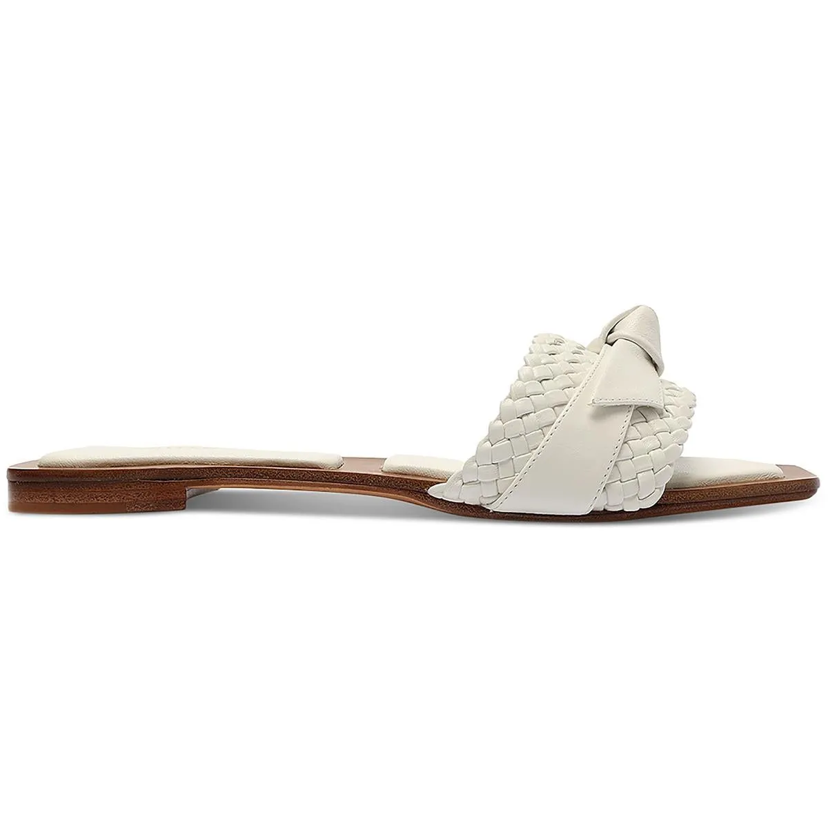 Clarita Womens Woven Slip On Slide Sandals