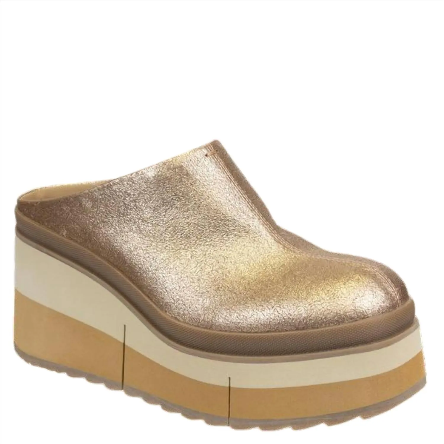 Coach Clog In Gold