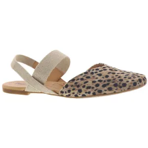 Coco Womens Animal Print Flat Ankle Strap