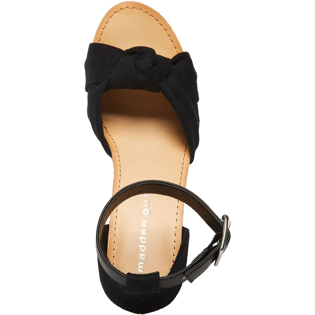 COLETTE Womens Open Toe Ankle Strap Wedge Heels