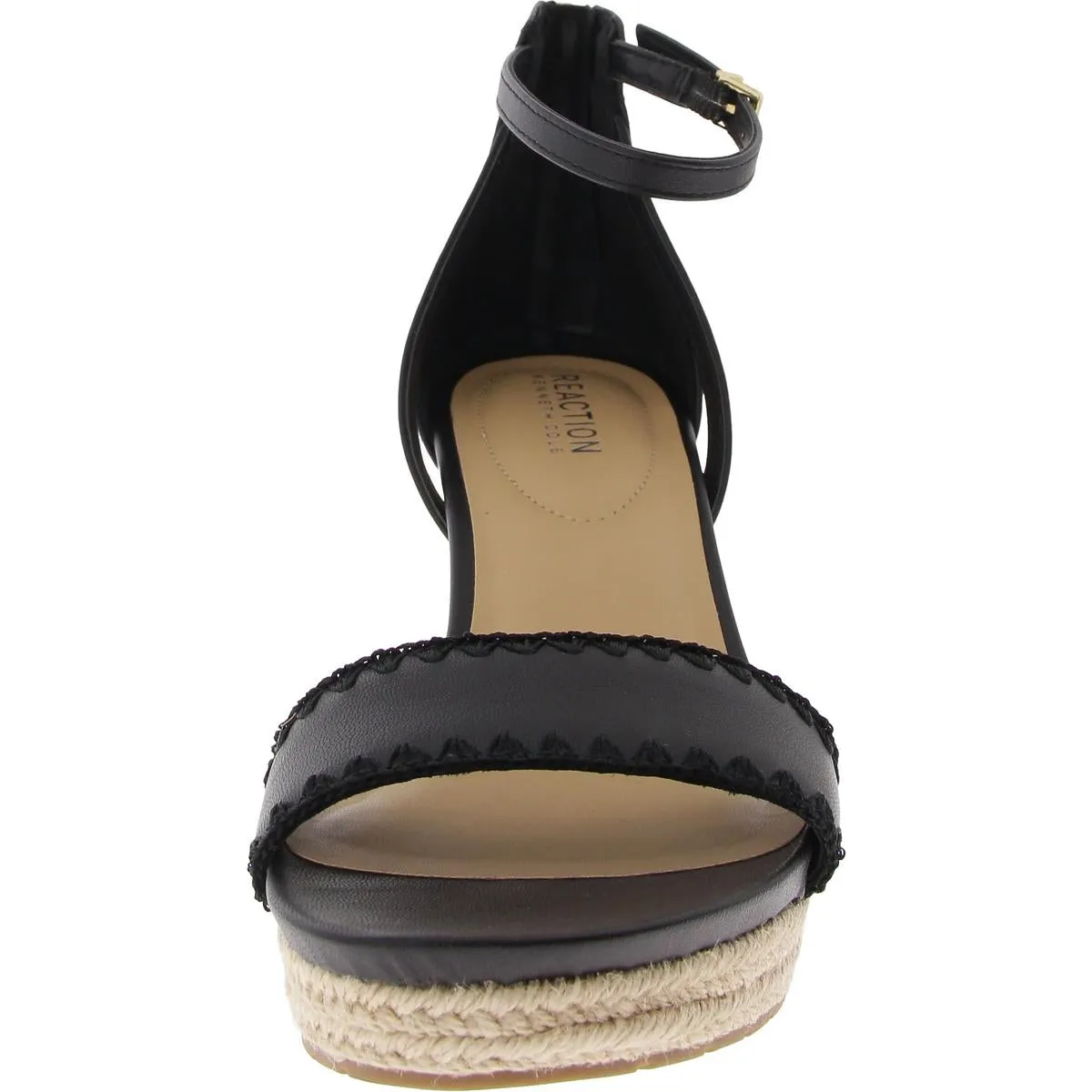 Colton Womens Back Zipper Strappy Ankle Strap