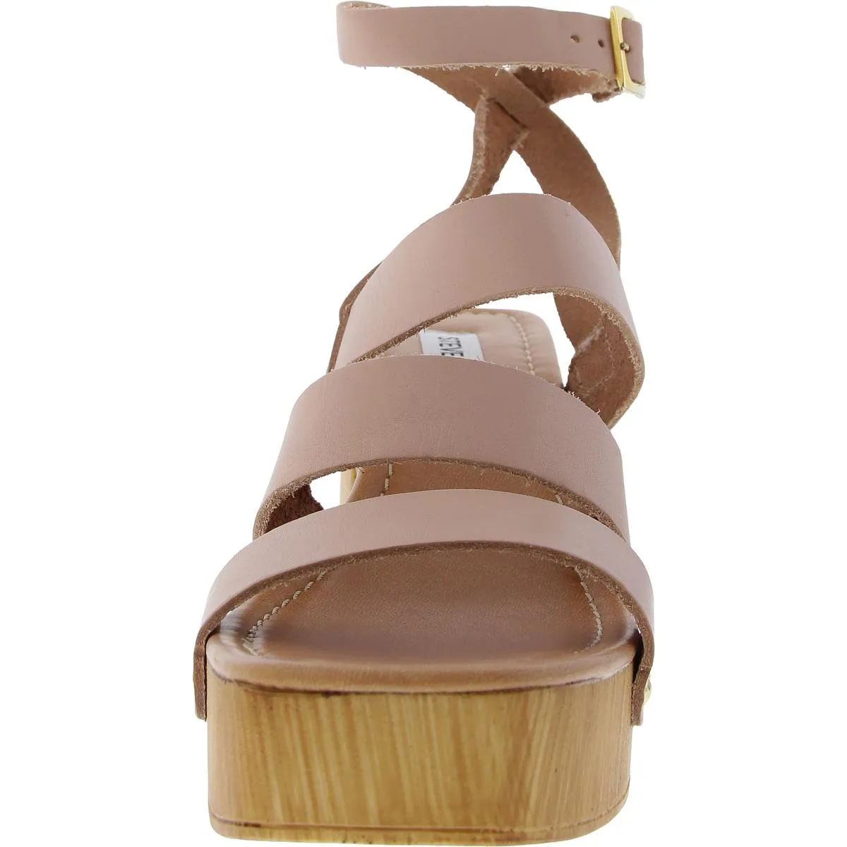 Cove Womens Adjustable Leather Block Heel