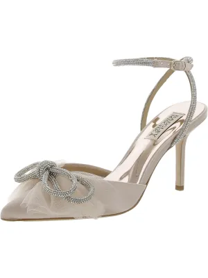 Crystal Womens Embellished Dressy Heels