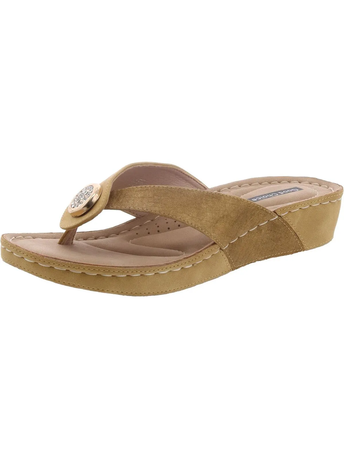 Dafni Womens Wedge Slip On Platforms