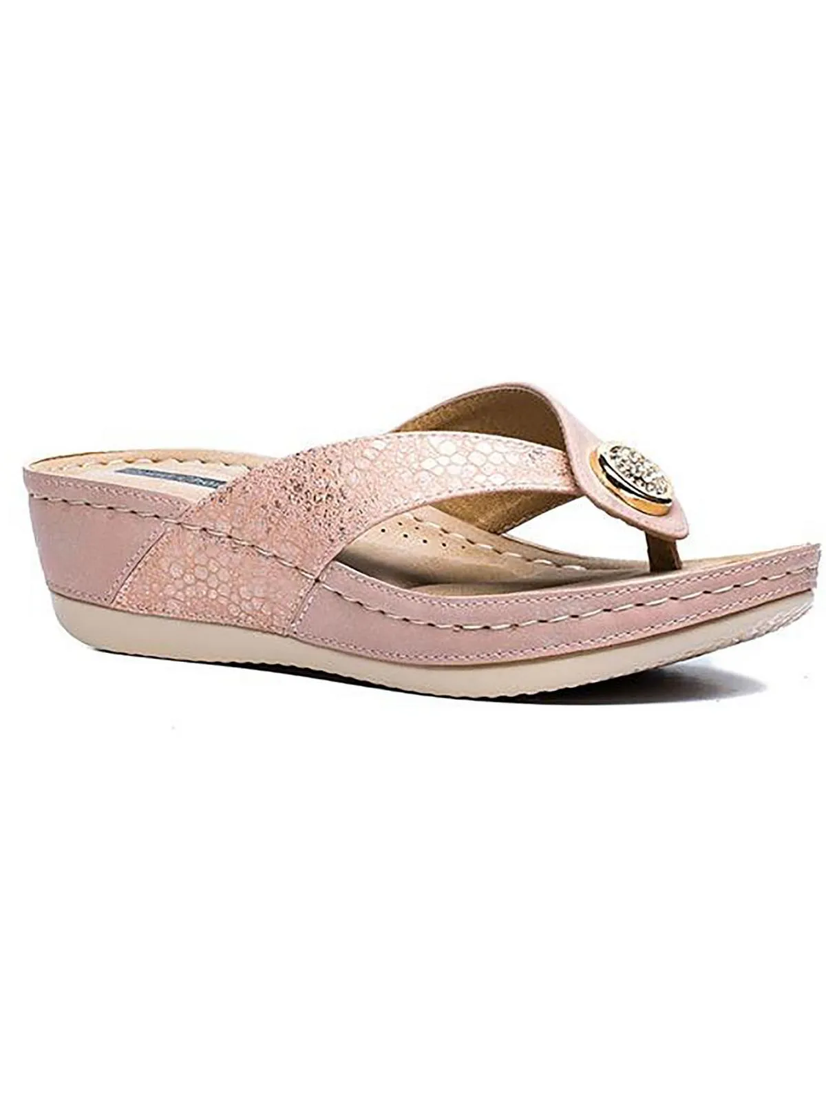 Dafni Womens Wedge Slip On Platforms