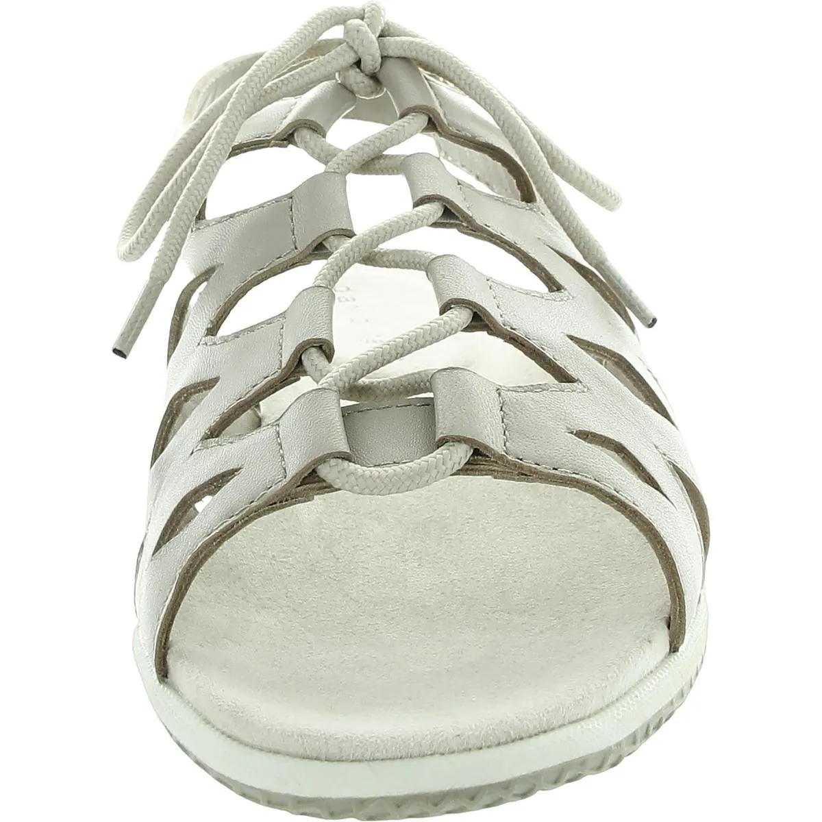 Darcy Womens Lace-Up Leather Slingback Sandals