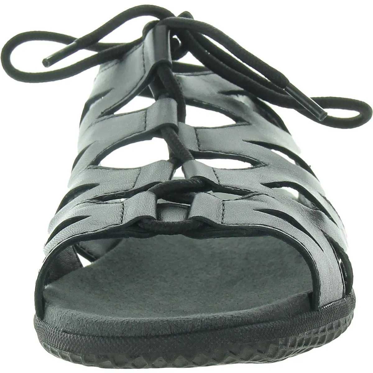 Darcy Womens Lace-Up Leather Slingback Sandals