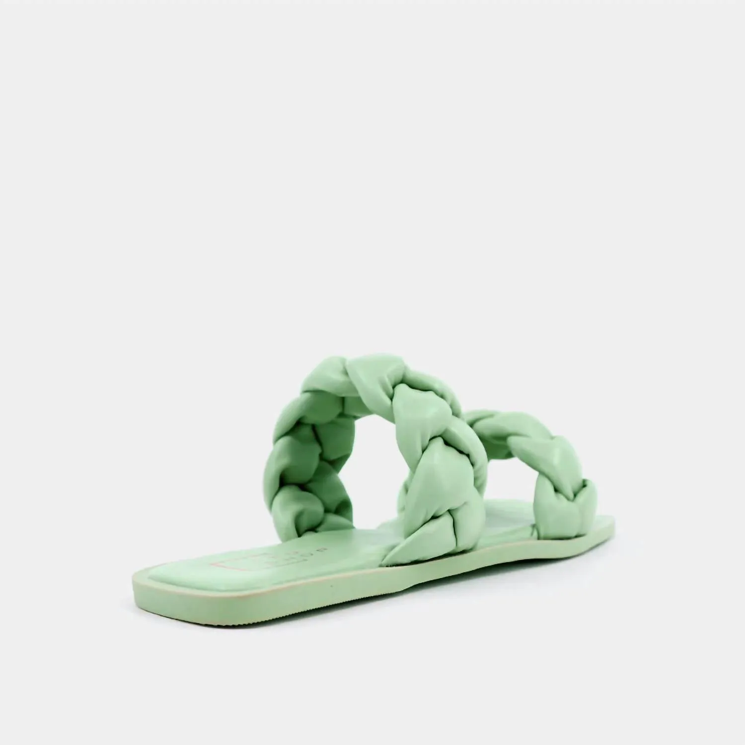 Daria Braided Sandal In Green