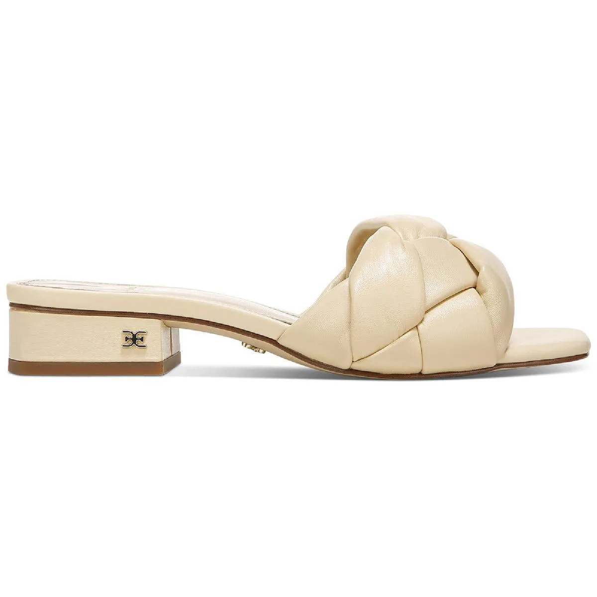 Dawson Womens Leather Open Toe Heels
