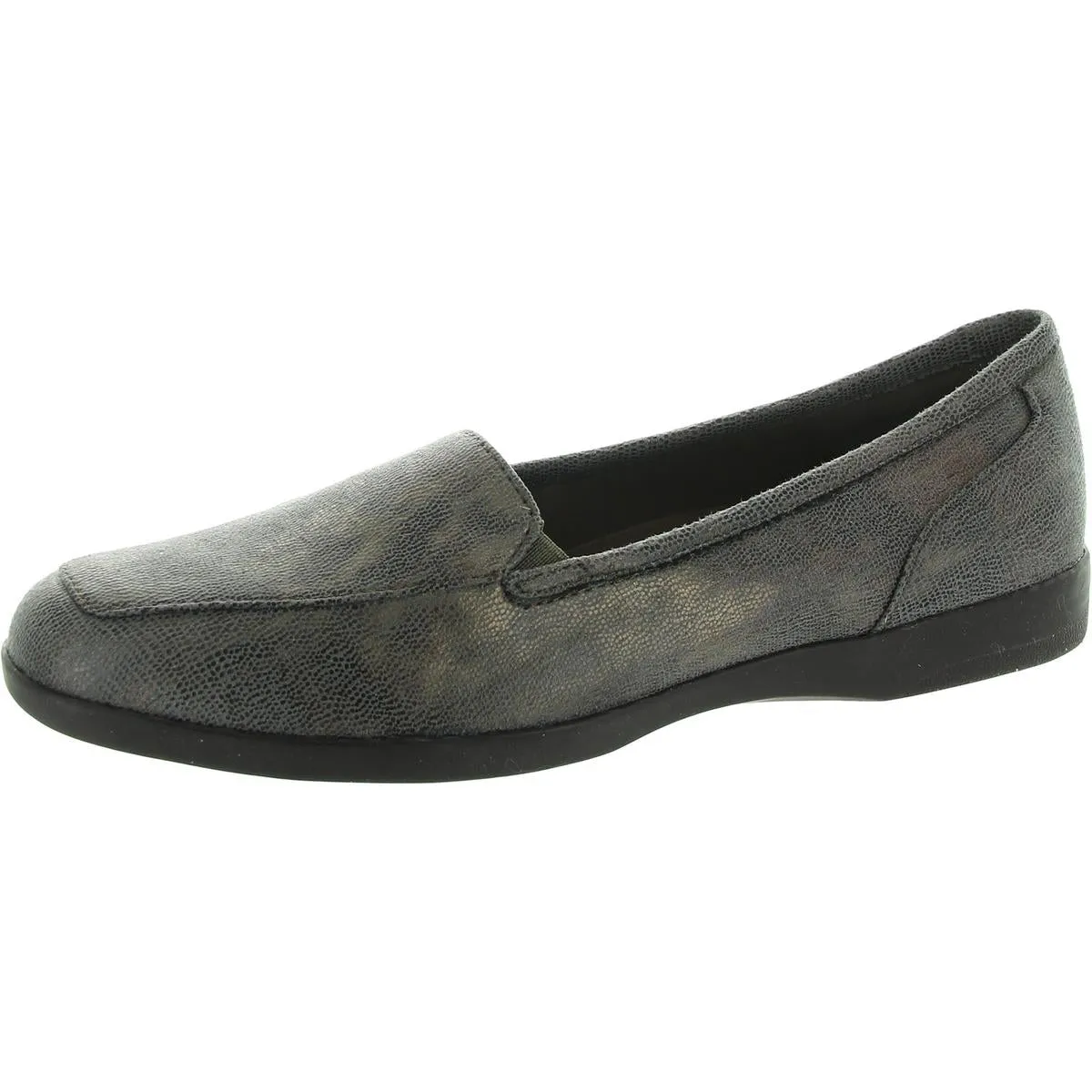 DEVITT18 Womens Cushioned Footbed Faux Leather Loafers
