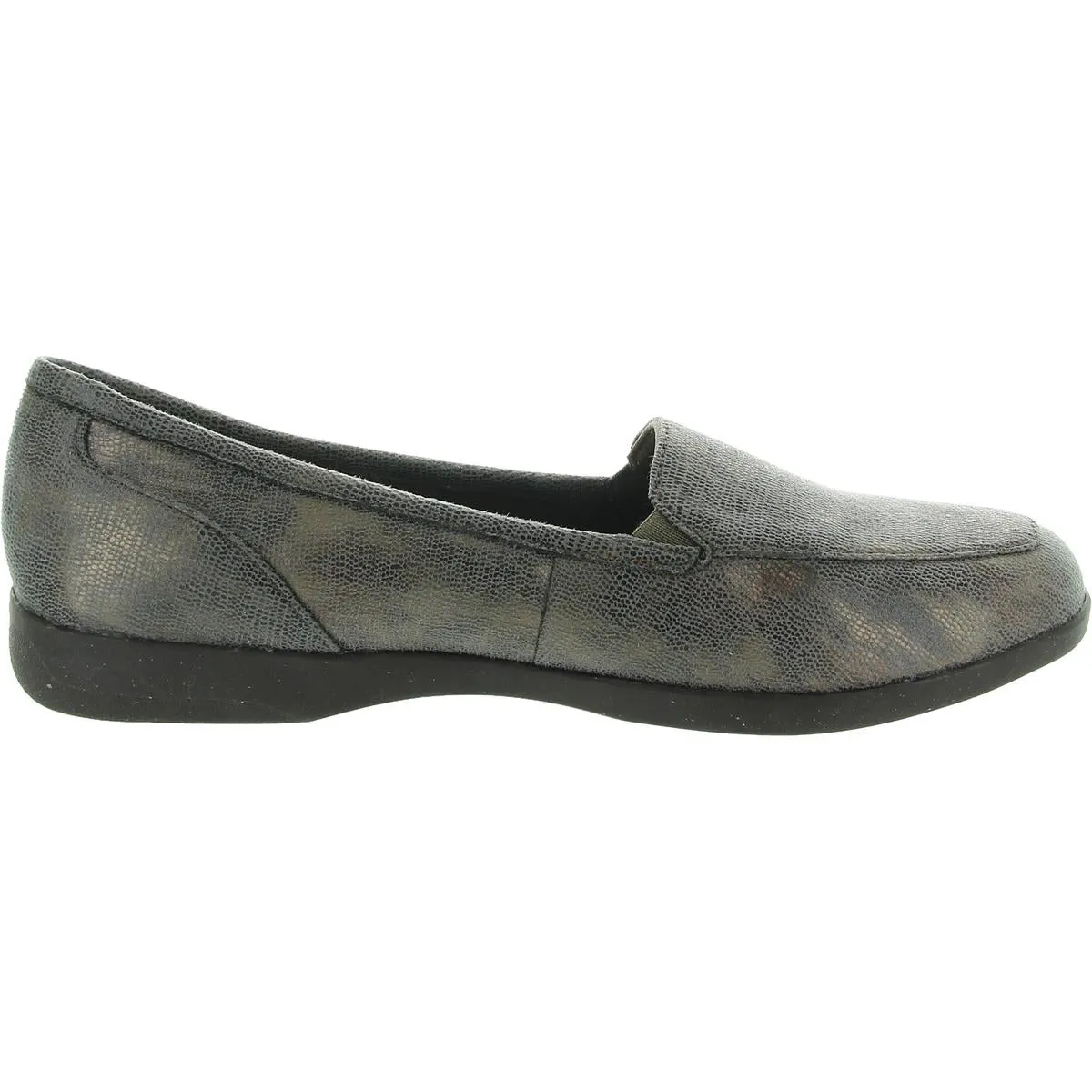 DEVITT18 Womens Cushioned Footbed Faux Leather Loafers