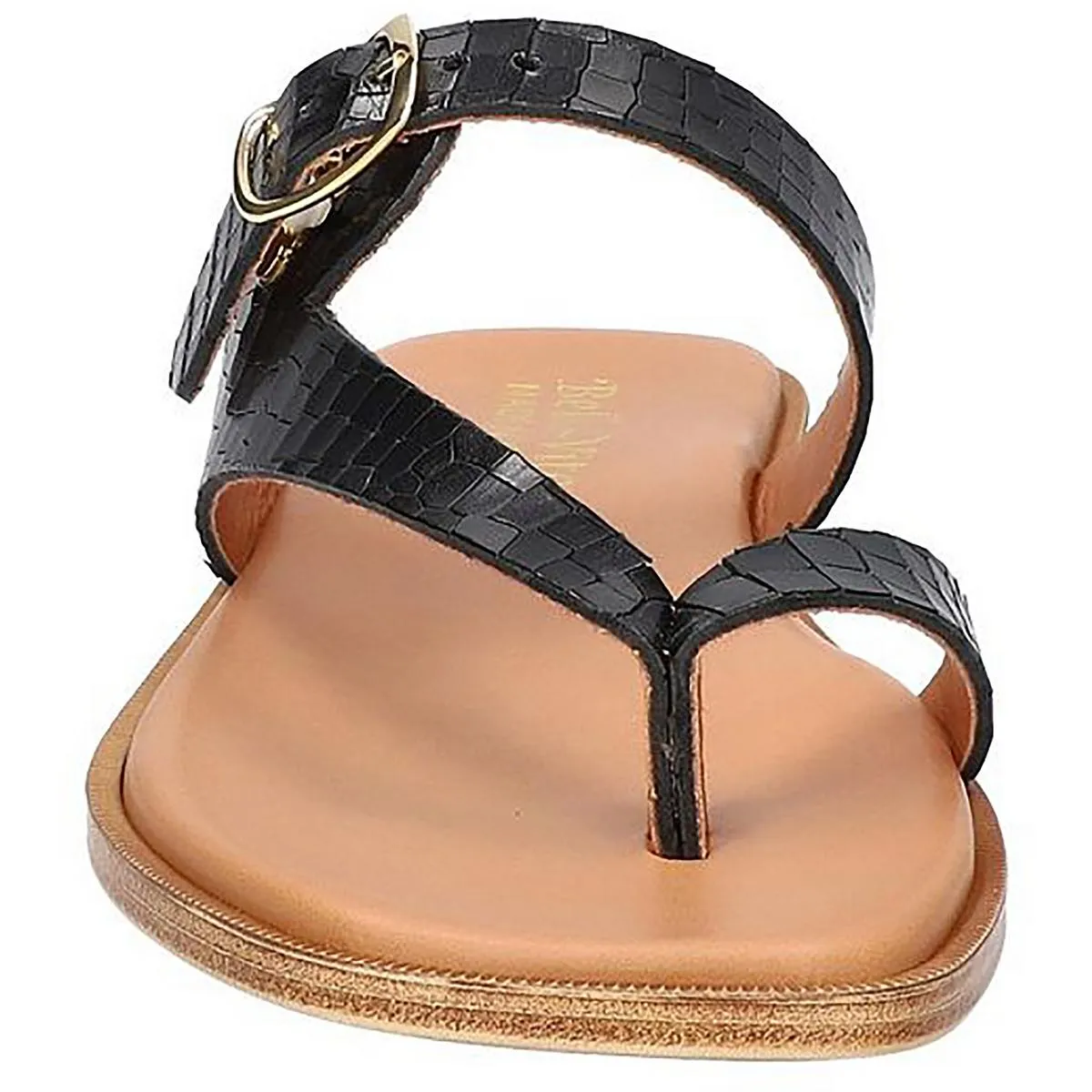 Doe-Italy Womens Leather Flip-Flop Thong Sandals