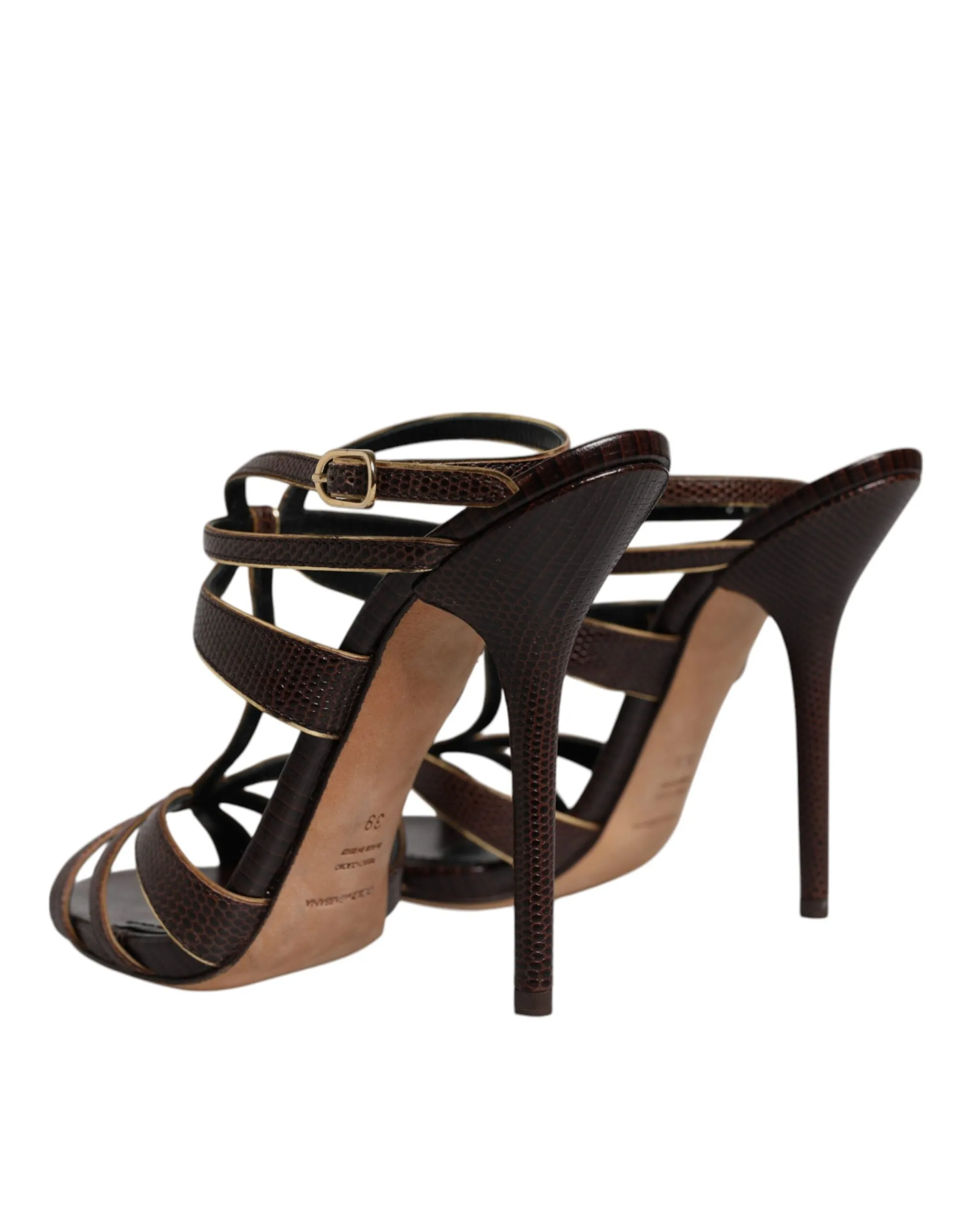 Dolce & Gabbana Ankle Strap Heels Sandals Women's Shoes (Pre-Owned)