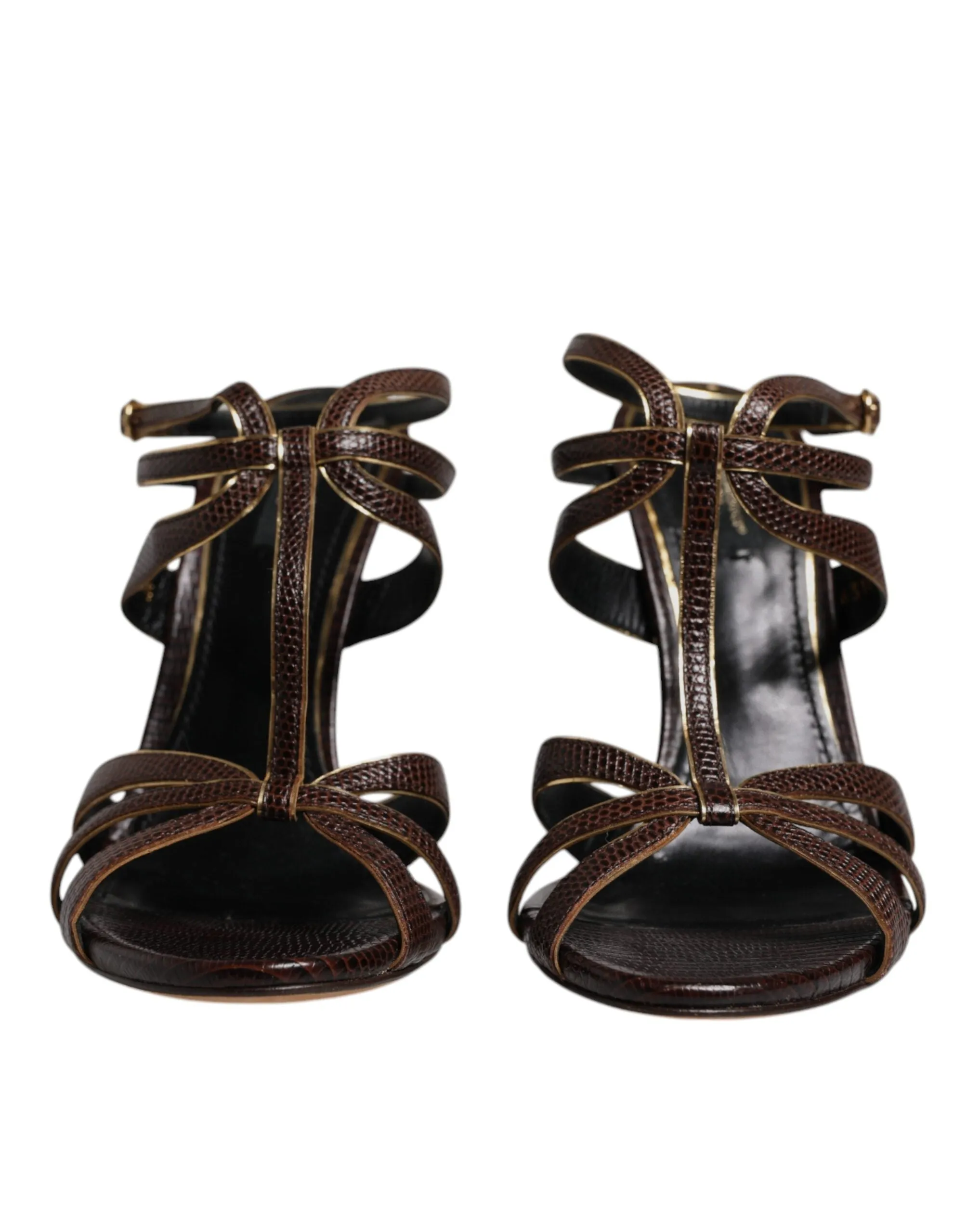 Dolce & Gabbana Ankle Strap Heels Sandals Women's Shoes (Pre-Owned)