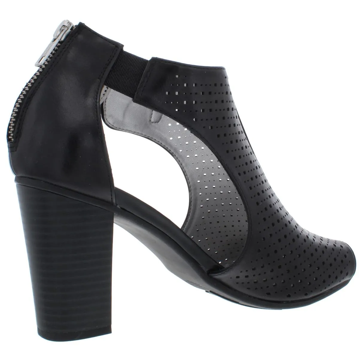 Dreamy Womens Leather Perforated Dress Sandals
