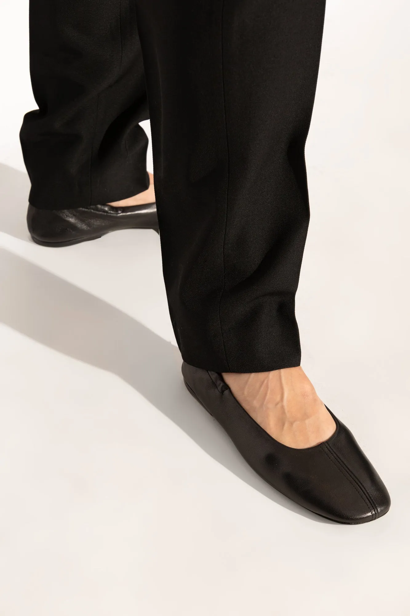 Dries Van Noten Leather Ballerinas