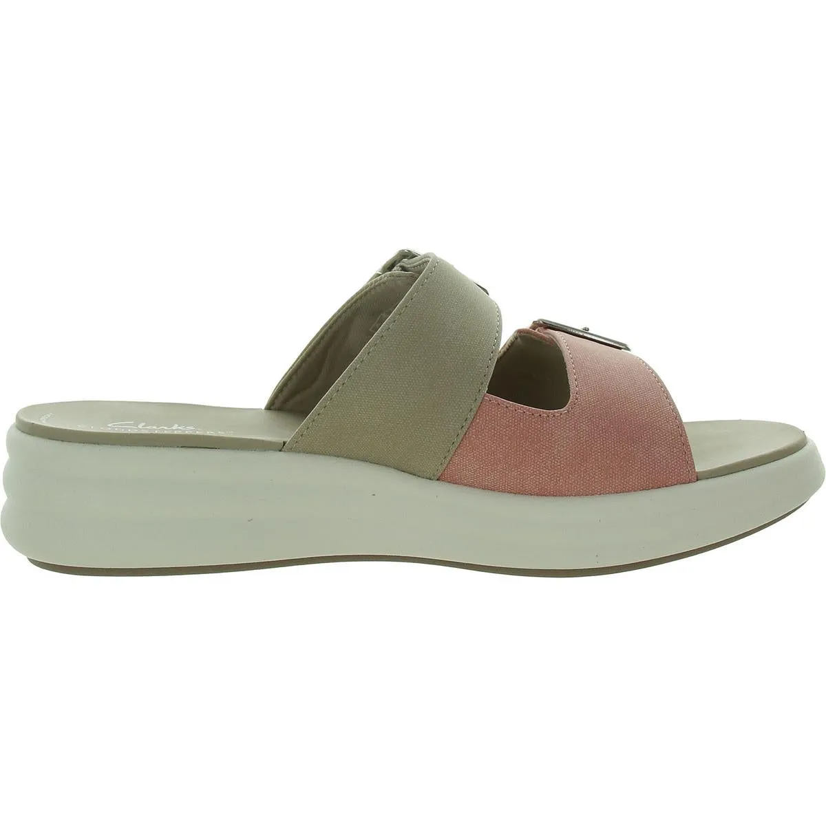 Drift Buckle Womens Slip On Open Toe Slide Sandals