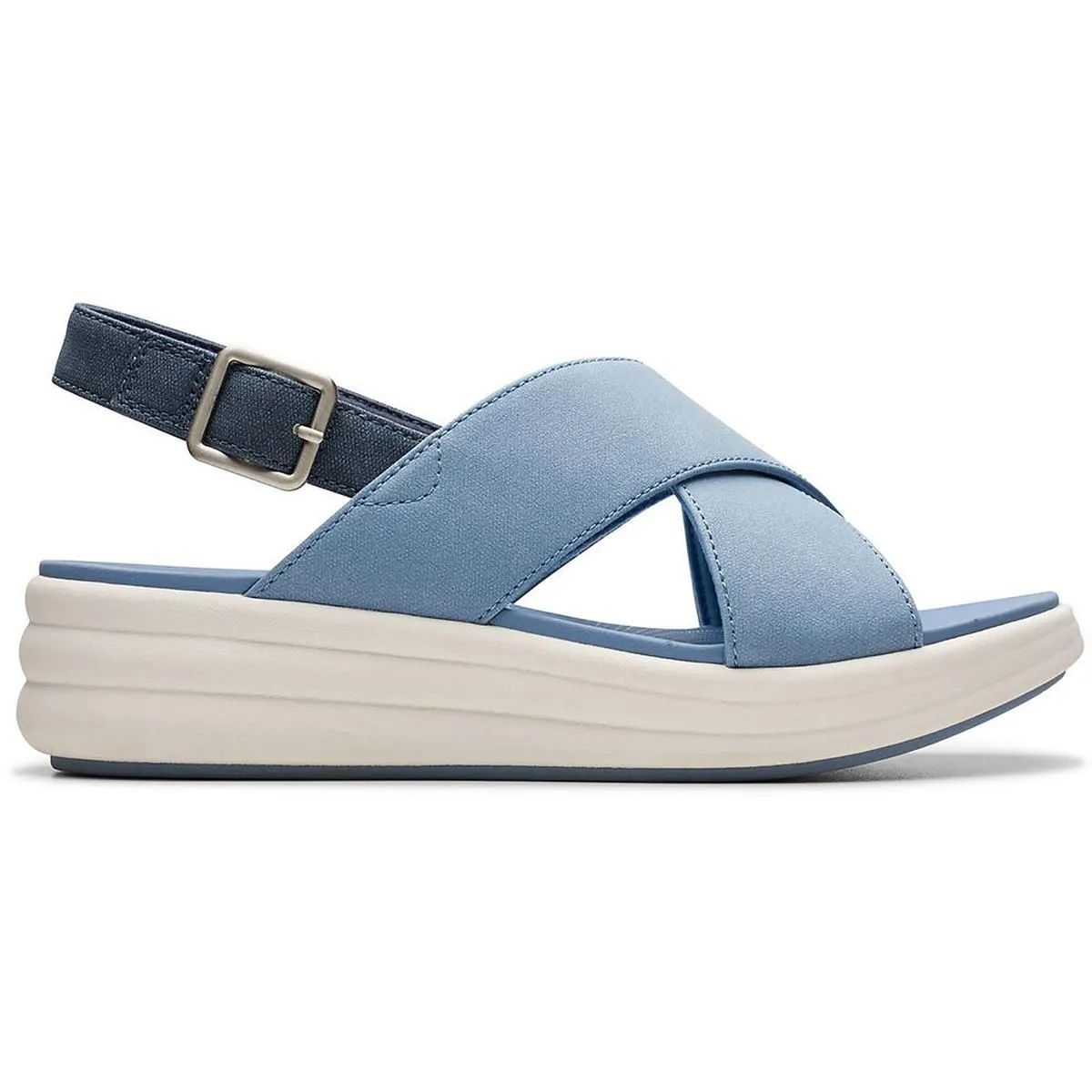 Drift Sun Womens Faux Leather Cri- Slingback Sandals