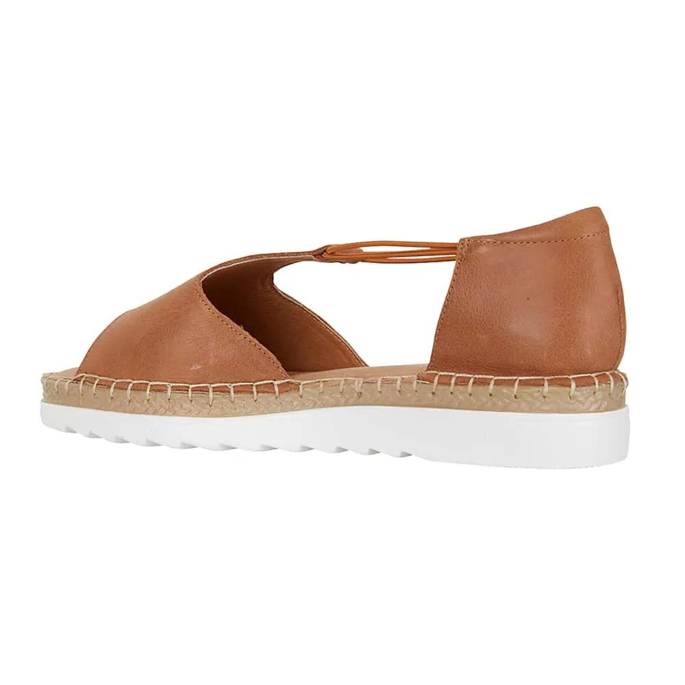 Eddie Sandal in Tan Leather