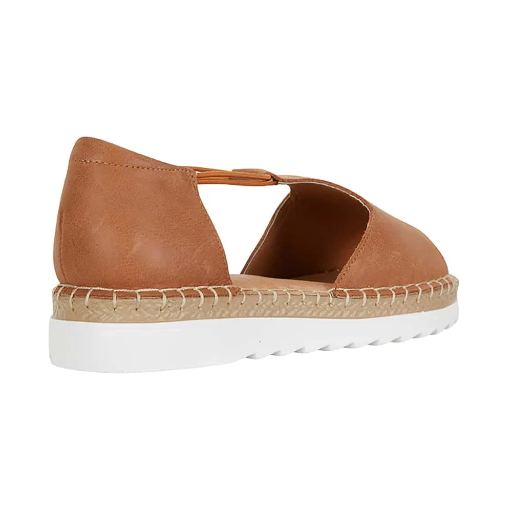 Eddie Sandal in Tan Leather
